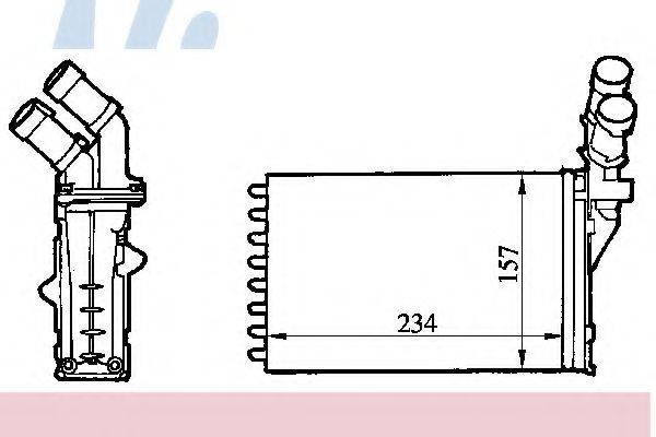 Отопитель 71147 NISSENS