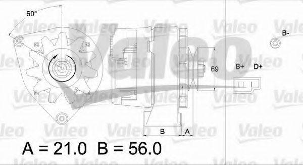 Генератор 436146 VALEO