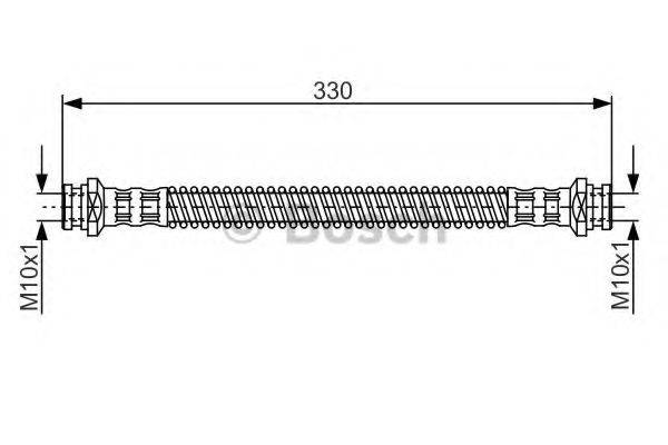 Тормозной шланг T 54 043 BREMBO