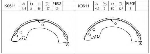 Комплект тормозных колодок