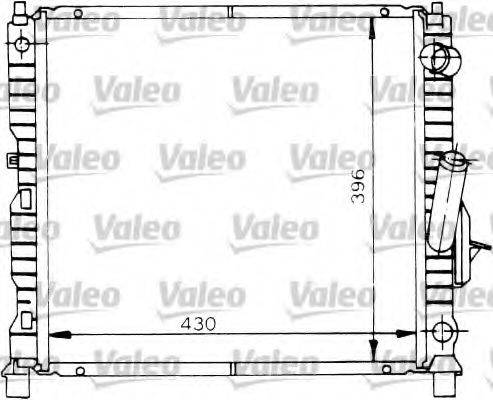 Радиатор, охлаждение двигателя 730969 VALEO