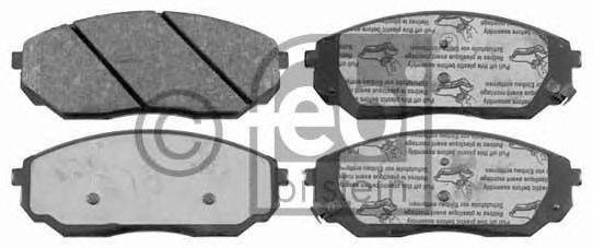 Комплект тормозных колодок, дисковый тормоз FP3017 FIT