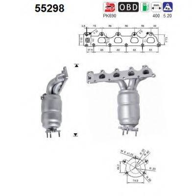 Катализатор 61814 MAGNAFLOW