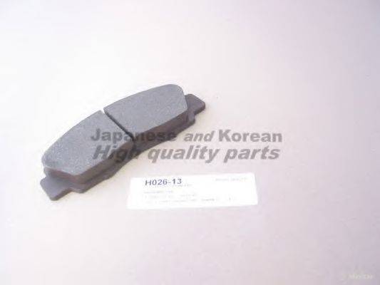 Комплект тормозных колодок, дисковый тормоз H026-13 ASHUKI
