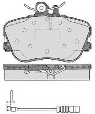 Комплект тормозных колодок, дисковый тормоз RA.0482.1 RAICAM