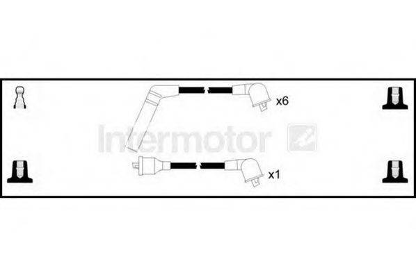 Комплект проводов зажигания 76044 STANDARD