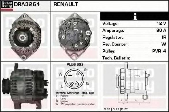 DRA3264 REMY Генератор DRA3264 REMY