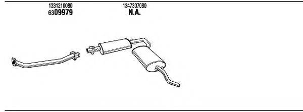 Система выпуска ОГ FI40138 WALKER