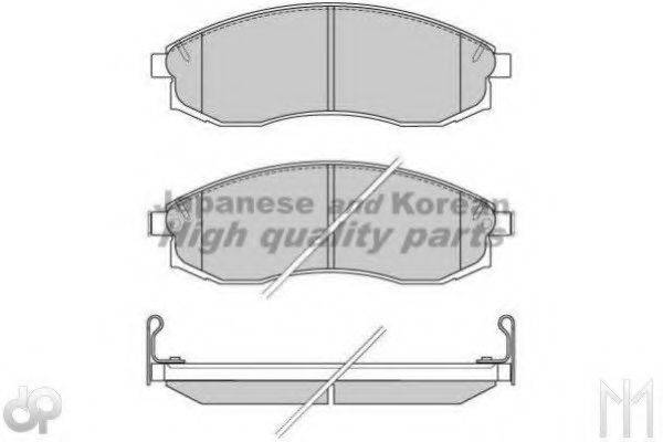 Комплект тормозных колодок, дисковый тормоз N009-20 ASHUKI