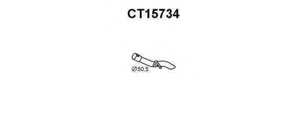 Труба выхлопного газа CT15734 VENEPORTE