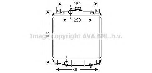 Радиатор, охлаждение двигателя ADK89802 BLUE PRINT