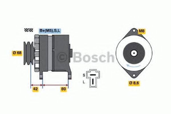 Генератор 0 986 035 431 BOSCH