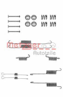 Комплектующие, тормозная колодка 105-0615 METZGER