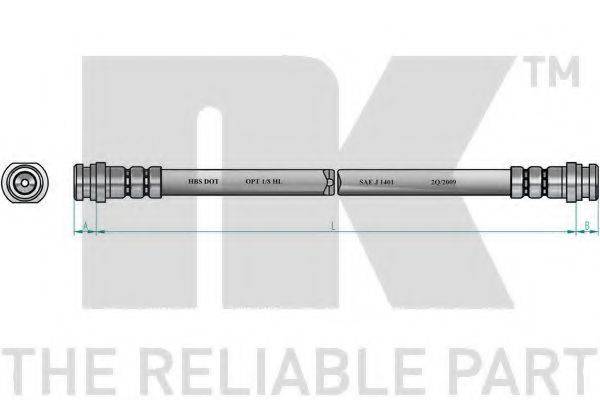 Тормозной шланг 855228 NK