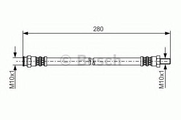 Тормозной шланг 1 987 481 214 BOSCH