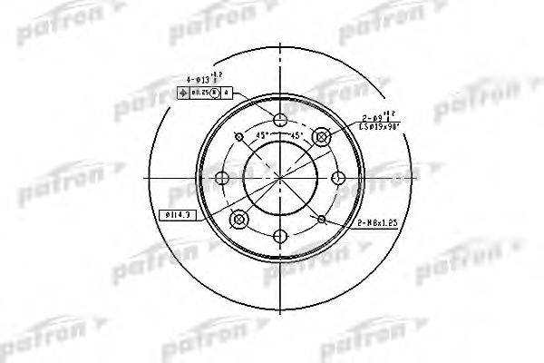 Тормозной диск PBD4171 PATRON