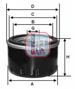 Фильтр масляный S 3583 R SOFIMA