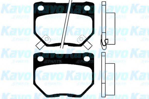 Комплект тормозных колодок, дисковый тормоз BP-6548 KAVO PARTS