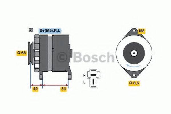 Генератор 0 986 032 611 BOSCH