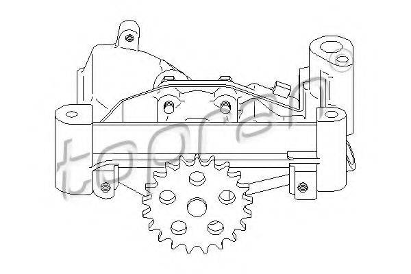 Масляный насос 721 211 TOPRAN