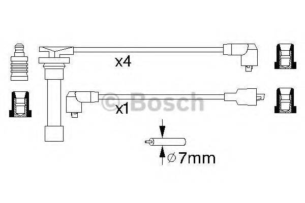 Комплект проводов зажигания 600/386 BREMI