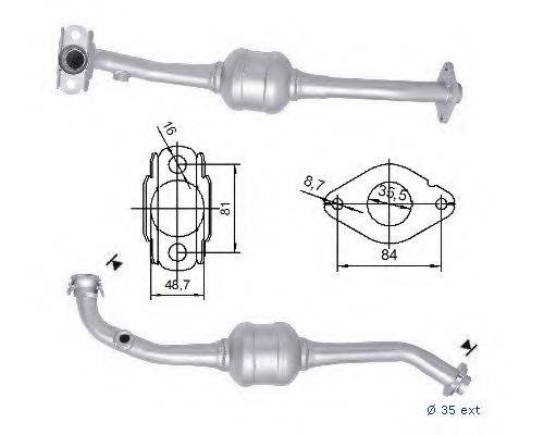 Катализатор 68015 MAGNAFLOW