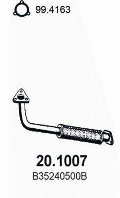 Труба выхлопного газа 20.1007 ASSO