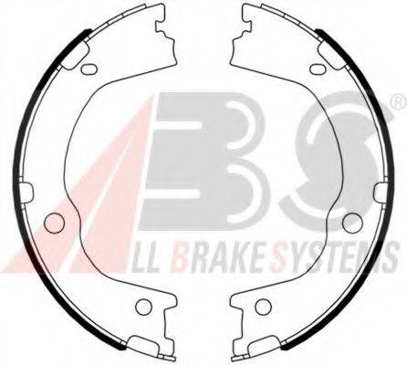Комлект тормозных накладок 9277 A.B.S.