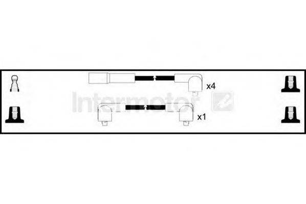 Комплект проводов зажигания 73585 STANDARD