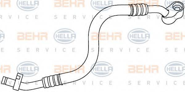 Трубопровод высокого давления, кондиционер 9GS 351 337-501 HELLA