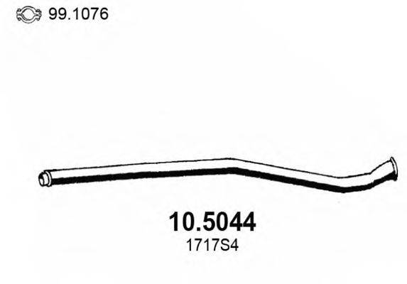 Труба выхлопного газа 10.5044 ASSO