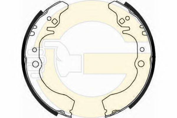 Комплект тормозных колодок 5186479 GIRLING