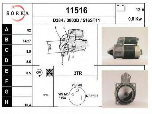 Стартер 11516 EAI