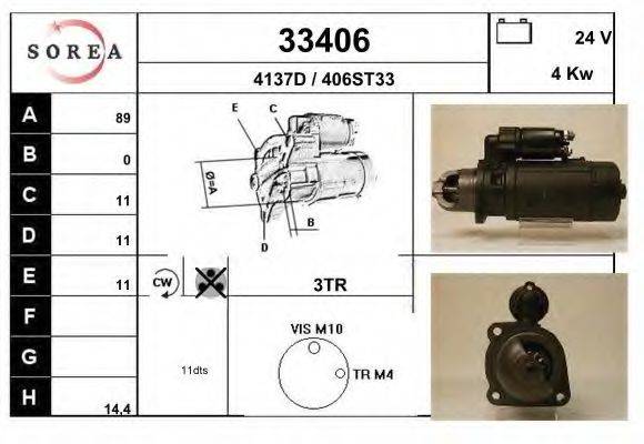 Стартер 33406 EAI