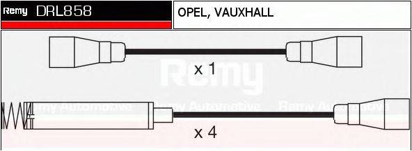 DRL858 REMY Комплект проводов зажигания DRL858 REMY