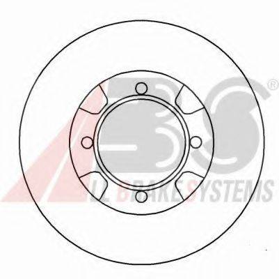 Тормозной диск BR-4703-C KAVO PARTS