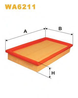 Фильтр воздушный WA6211 WIX FILTERS