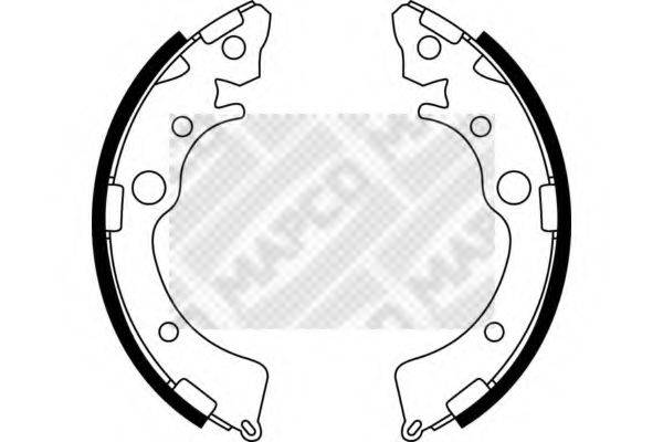 Комплект тормозных колодок 8523 MAPCO