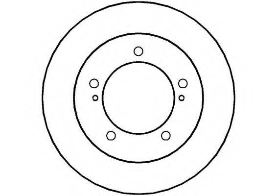 Тормозной диск NBD259 NATIONAL