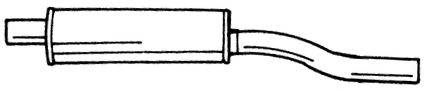 Глушитель выхлопных газов конечный 40604 SIGAM