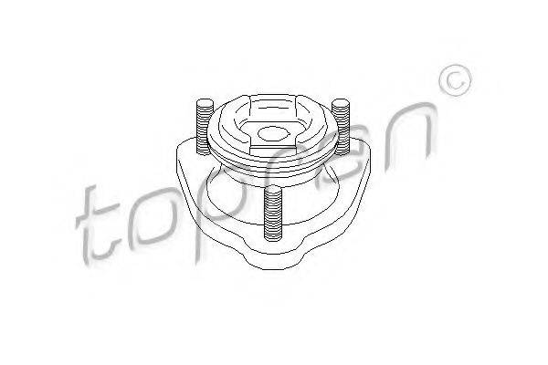 Опора стойки амортизатора 501 300 TOPRAN