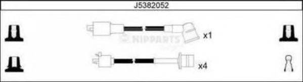 Комплект проводов зажигания J5382052 NIPPARTS