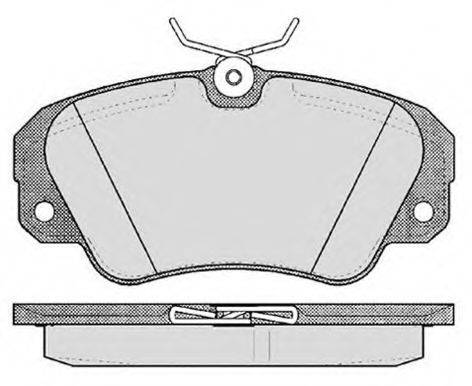 Комплект тормозных колодок, дисковый тормоз RA.0535.0 RAICAM