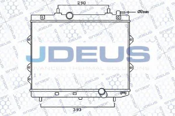 Радиатор, охлаждение двигателя 065M13 JDEUS