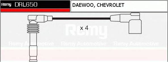 DRL650 REMY Комплект проводов зажигания DRL650 REMY