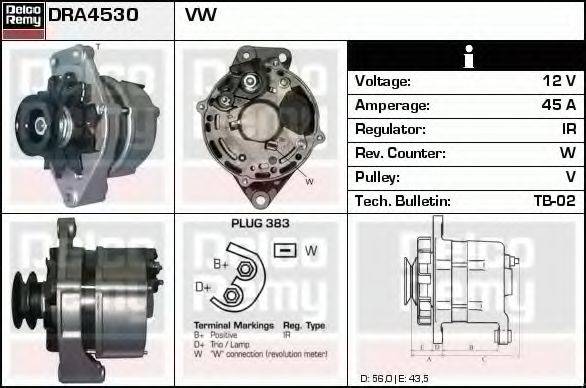 Генератор DRA4530 REMY