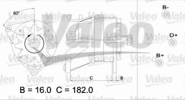 Генератор 436583 VALEO