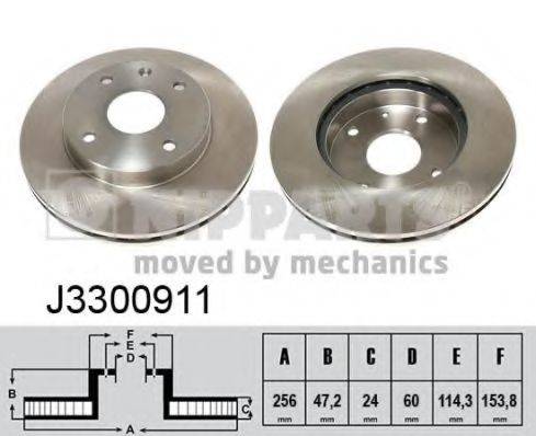 Тормозной диск J3300911 NIPPARTS