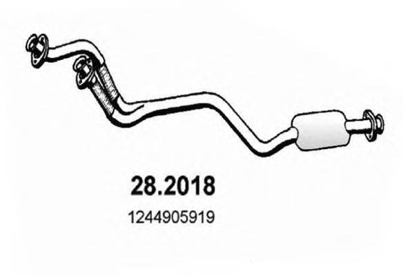 Предглушитель выхлопных газов 28.2018 ASSO