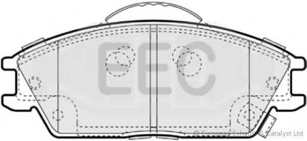 Комплект тормозных колодок, дисковый тормоз BRP1310 EEC